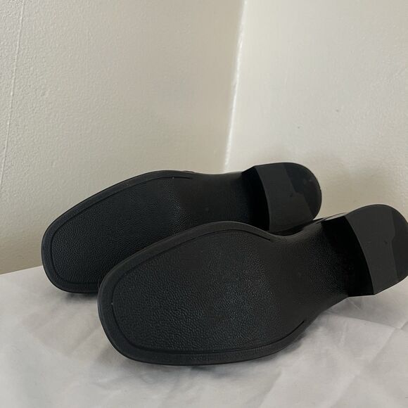 ROBINSON’S SHOEMAKERS Vintage 70s Non Slip Lace Up Oxfords, Black- Size 6 - Picture 8 of 10